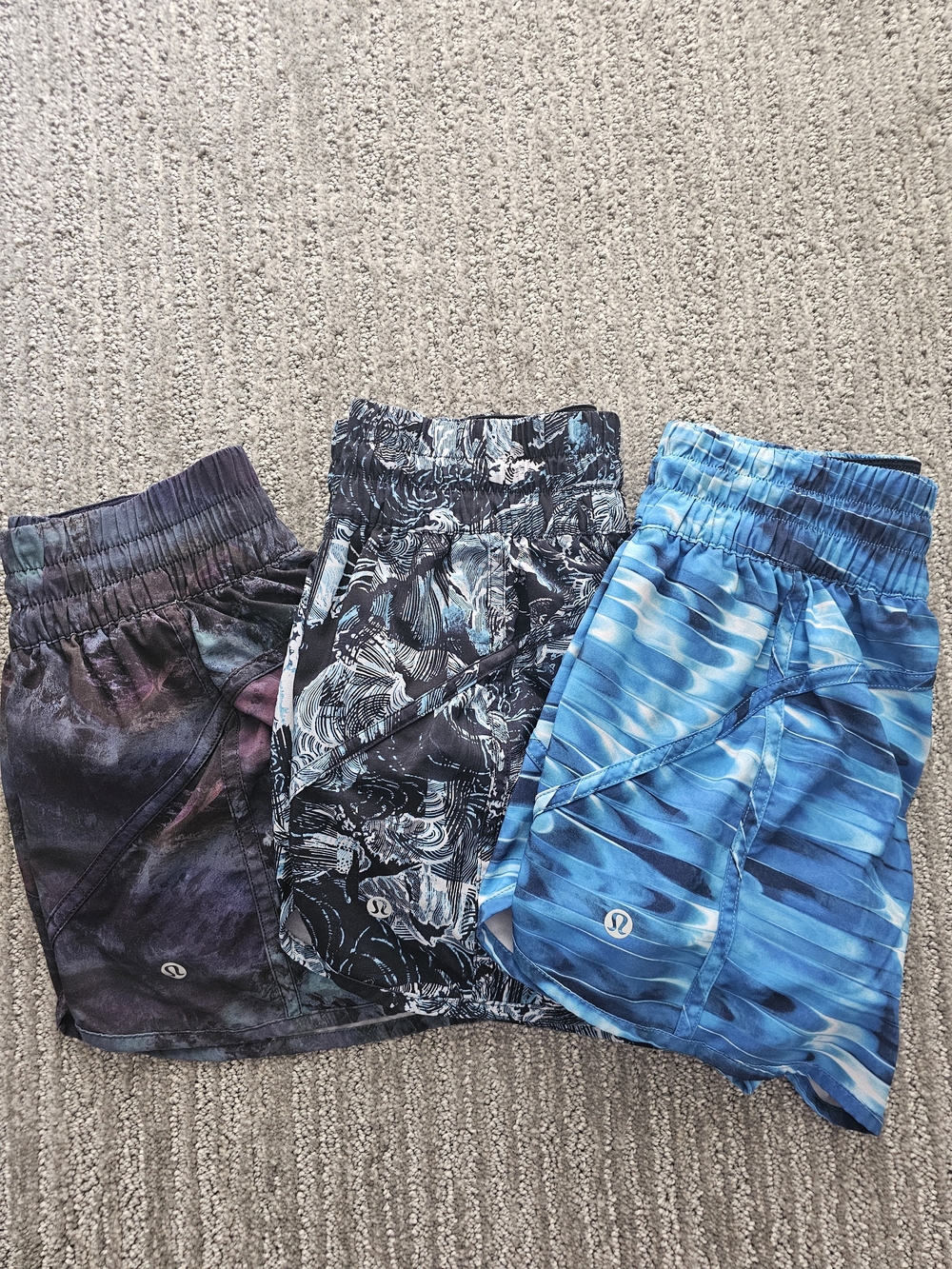 Lululemon Tracker Shorts - Set of 3